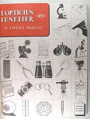 L'opticien lunetier et l'optique française - n°133 à 144 - 1951