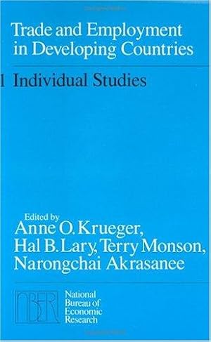 Immagine del venditore per Trade and Employment in Developing Countries, 1: Individual Studies venduto da J. HOOD, BOOKSELLERS,    ABAA/ILAB