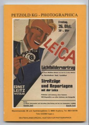 Leica Spezial Auktion anläßlich des 100-jährigen Geburtstages von OSKAR BARNAG 1879-1936. Aktions...