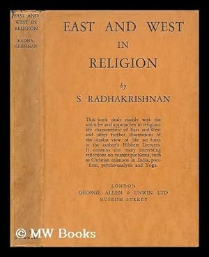 Seller image for East and West in religion / by S. Radhakrishnan for sale by MW Books