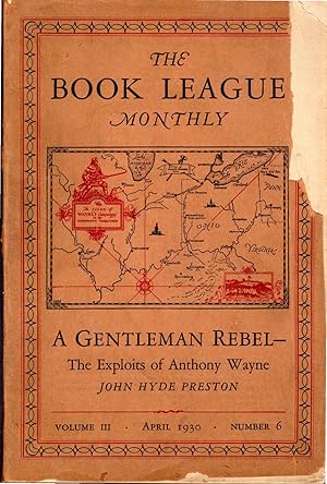 Seller image for The Book League Monthly Volume III, No. 6: April, 1930 for sale by Dorley House Books, Inc.