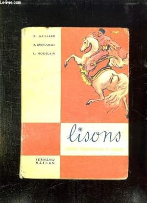 Seller image for LISONS. COURS ELEMANTAIRE 2em ANNEE. LECTURE, ELOCUTION, VOCABULAIRE, EXERCICES. for sale by Le-Livre