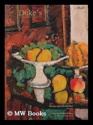 Seller image for Duke's, auctioneers since 1823. Thursday, April 14th at 10.30am: Painting - Friday, April 15th at 10.30am: Furniture and Works of Art for sale by MW Books Ltd.