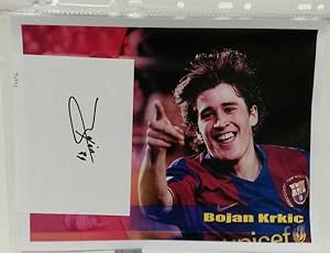 Bojan Krkic, Hand Signed Autograph 2007