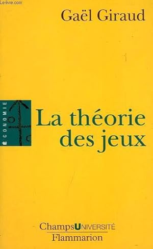 Image du vendeur pour LA THEORIE DES JEUX mis en vente par Le-Livre