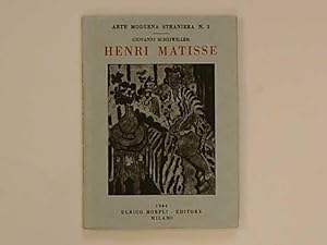 Henri Matisse. Arte moderna straniera N. 3