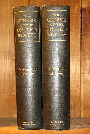 The Genesis of the United States. Being a Series of Historical Manuscripts (2 Volumes)