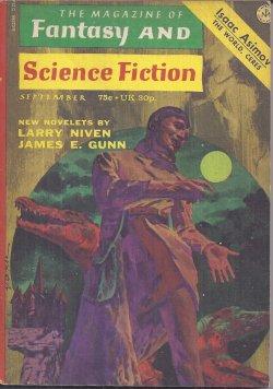 Seller image for The Magazine of FANTASY AND SCIENCE FICTION (F&SF): September, Sept. 1972 for sale by Books from the Crypt