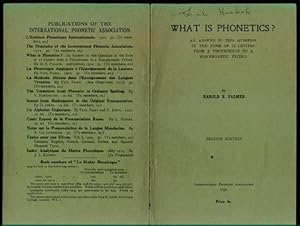 WHAT IS PHONETICS? An Answer to This Question in the Form of 12 Letters from a Phonetician to a N...