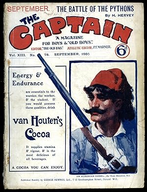 Seller image for Wanted a Python; O.H.M.S. The Sniper; Tales of Wrykyn No. 6 An International Affair to The Captain A Magazine For Boys and 'Old Boys' Volume XIII No. 78 for sale by Little Stour Books PBFA Member