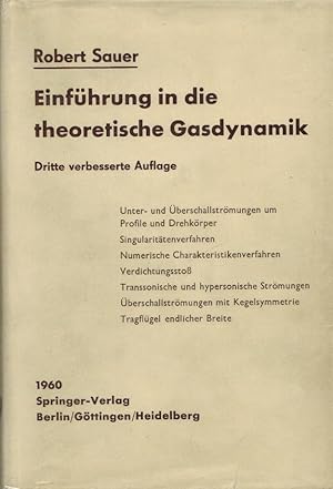 Einführung in die theoretische Gasdynamik / Robert Sauer