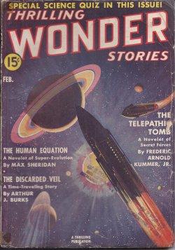 Seller image for THRILLING WONDER Stories: February, Feb. 1939 for sale by Books from the Crypt