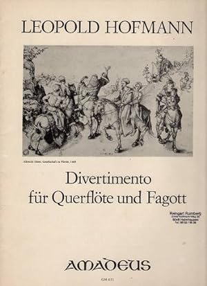 Divertimento a flauto traverso con fagotto. Divertimento für Querflöte und Fagott. Divertimento f...