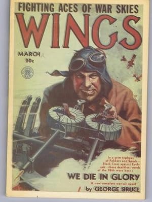 Bild des Verkufers fr WINGS (Pulp Digest magazine) 1977 Reprint of the March 1932 Volume 5 #3 zum Verkauf von Comic World