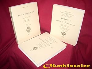 Imagen del vendedor de INVENTAIRE des Arrts du Conseil du roi. -- REGNE DE LOUIS XV -- . ( Arrts et commandement ) . INVENTAIRE ANALYTIQUE ------------- TOME 3 en 3 volumes / 3 : 1re partie ( 1724 - 1729 ) ---- 2me partie : ( 1730- 1736 ) , + INDEX a la venta por Okmhistoire