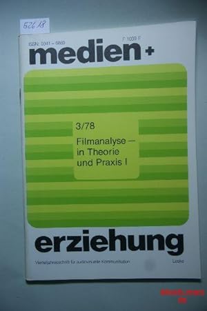 medien+erziehung 3/78. - Zweimonatsschrift für. audiovisuelle Kommunikation