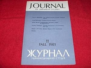 Journal of Ukrainian Studies [11: Fall 1981]