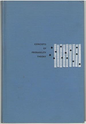 Seller image for Concepts of probability theory (McGraw-Hill series in probability and statistics) for sale by Lavendier Books