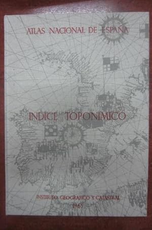 INDICE TOPONIMICO DEL ATLAS NACIONAL DE ESPAÑA