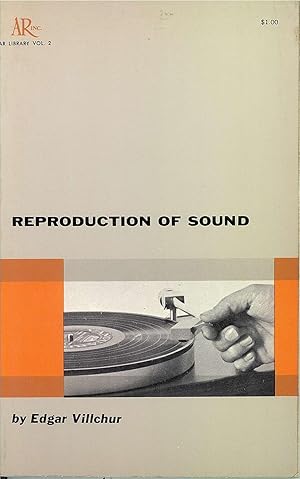 Imagen del vendedor de REPRODUCTION OF SOUND a la venta por Libreria Rosela