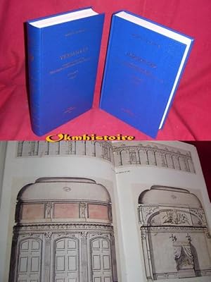 Imagen del vendedor de VERSAILLES . Dessins d'architecture de la Direction gnrale des Btiments du Roi. Catalogue . -------- 2 volumes / 2 : TOME 1 : Le chteau, les jardins, le parc, Trianon. & TOME 2 : La ville, les environs. a la venta por Okmhistoire