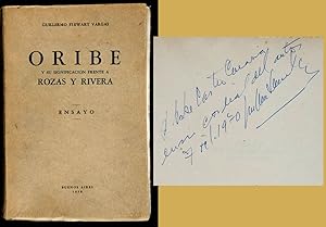 Oribe y su significación frente a Rozas y Rivera : Ensayo. Estudio Preliminar / por Washington Re...