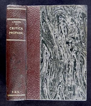 Seller image for Crtica Profana. (Valle-Incln, Azorn, Ricardo Len) for sale by Lirolay