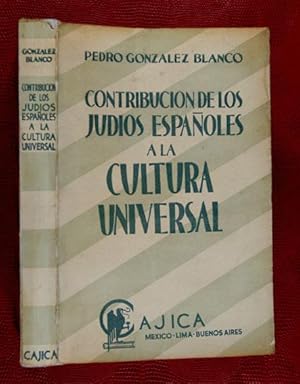 Imagen del vendedor de Contribucin de los Judos Espaoles a la Cultura Universal a la venta por Lirolay