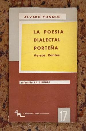 Immagine del venditore per La Poesa Dialectal Portea. Versos Rantes venduto da Lirolay