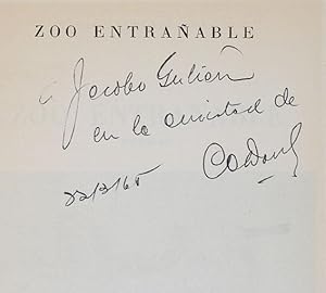 Imagen del vendedor de Zoo Entraable : Poemas a la venta por Lirolay