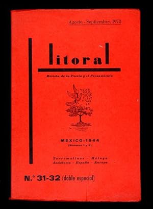 Bild des Verkufers fr Litoral : Revista de la Poesa y el Pensamiento. N 31-32 (doble especial). [Incluye el artculo Breve Comentario suprimido por la censura] zum Verkauf von Lirolay