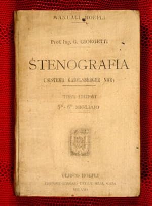 Stenografia secondo il sistema Gabelsberger-Noe,- Terza edizione rifatta