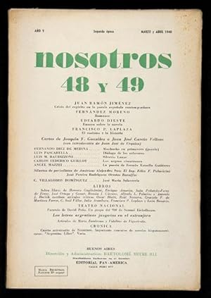 Revista NOSOTROS Nos. 48 & 49.- Segunda época