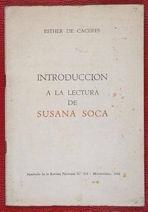 Seller image for Introducci�n a la lectura de Susana Soca for sale by Lirolay