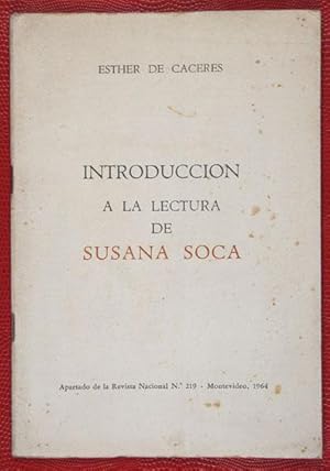 Imagen del vendedor de Introduccin a la lectura de Susana Soca a la venta por Lirolay