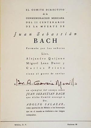 Juan Sebastián Bach : Un ensayo