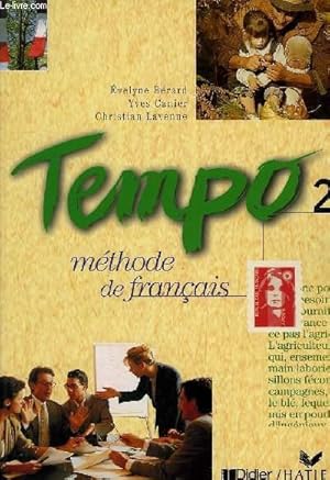 Seller image for TEMPO 2, METHODE DE FRANCAIS for sale by Le-Livre