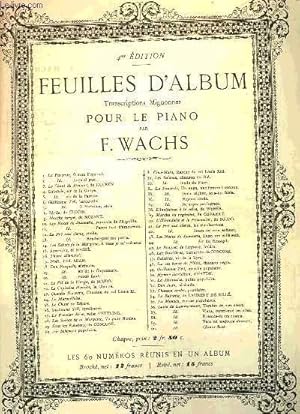 Seller image for FEUILLES D'ALBUM for sale by Le-Livre