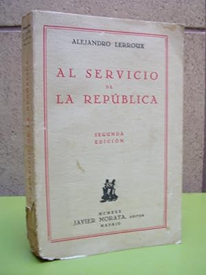 Immagine del venditore per AL SERVICIO DE LA REPUBLICA venduto da LLIBRES del SENDERI