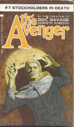 Bild des Verkufers fr STOCKHOLDERS IN DEATH: Avenger #7 zum Verkauf von Books from the Crypt