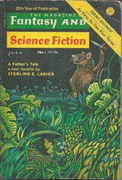 Imagen del vendedor de The Magazine of FANTASY AND SCIENCE FICTION (F&SF): July 1974 a la venta por Books from the Crypt