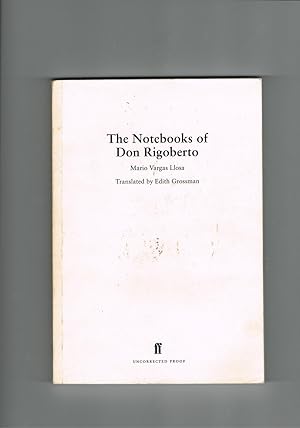 Imagen del vendedor de The Notebooks of Don Rigoberto a la venta por Amnesty Bookshop, Bristol