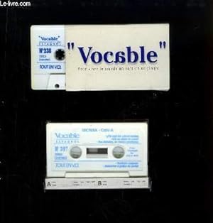 Lot de 2 cassettes auditives Vocable Espagnol, leçons n°238 et 397.