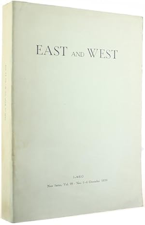 EAST AND WEST. New Series, vol. 28 - Nos. 1-4 (December 1978):