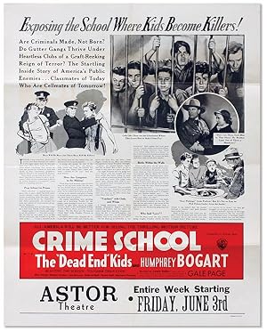 Promotional poster for the 1938 Exploitation Film "Crime School"