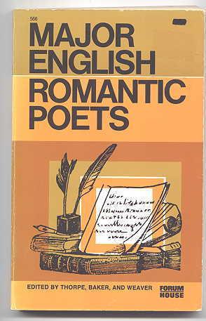 Bild des Verkufers fr MAJOR ENGLISH ROMANTIC POETS. zum Verkauf von Capricorn Books