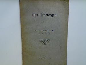 Imagen del vendedor de Das Gehrorgan. a la venta por books4less (Versandantiquariat Petra Gros GmbH & Co. KG)