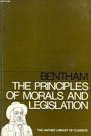 Seller image for THE PRINCIPLES OF MORALS AND LEGISLATION for sale by Le-Livre