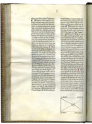 LIBER SUPER ETHICORUM ARISTOTELIS (Commentary on the Ethics of Aristotle);Illuminated manuscript ...