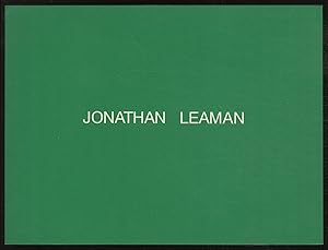 Seller image for (Exhibition catalog): Jonathan Leaman for sale by Between the Covers-Rare Books, Inc. ABAA